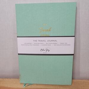 Blue Sky Teal The Travel Journal (cloth covered)- NWT